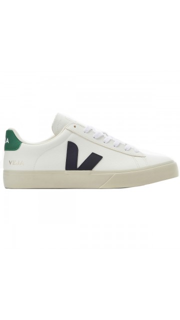 Veja Campo Chromefree Leather White Black Emeraude