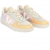 VX0203199A, Veja V-10 Leather Petale White Multico Rosa