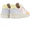 VX0203199A, Veja V-10 Leather Petale White Multico Rosa