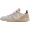 VX0303119A, Veja V-10 Suede Jade White-multico Verde