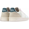 VX0303119A, Veja V-10 Suede Jade White-multico Verde