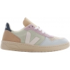 VX0303119A, Veja V-10 Suede Jade White-multico Verde