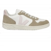 VX0503299A, Veja V-10 Chromefree Leather White Petale Sahara